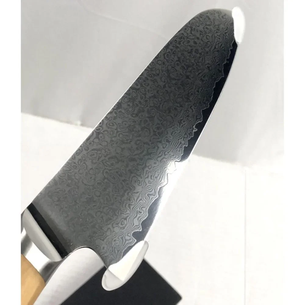 Wakoli Damascus Santoku knife blade 7-inch 67 layers Genuine Japanese Box New
